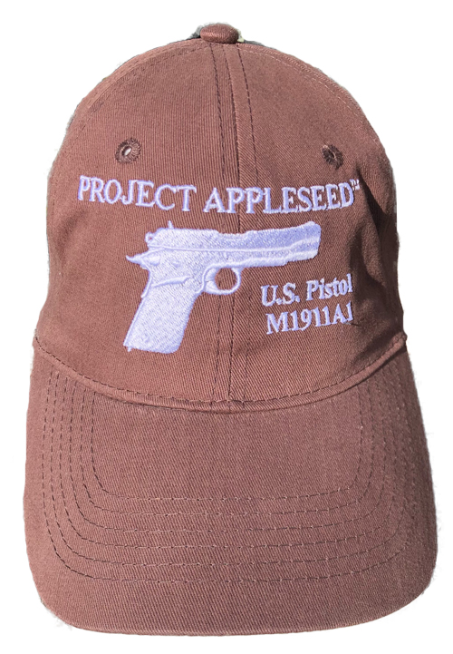 AS325 Chocolate Pistol Hat Front